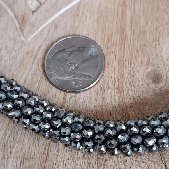 Vintage Cookie Lee statement choker necklace, 18"  W/extender - Picture 3 of 6